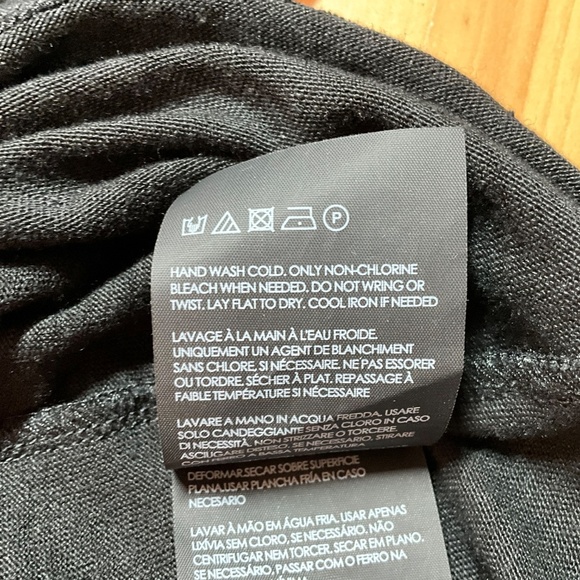 CLUB MONACO 100% Linen Black Long Sleeve Lightweight Hoodie US Sz M - Picture 9 of 10